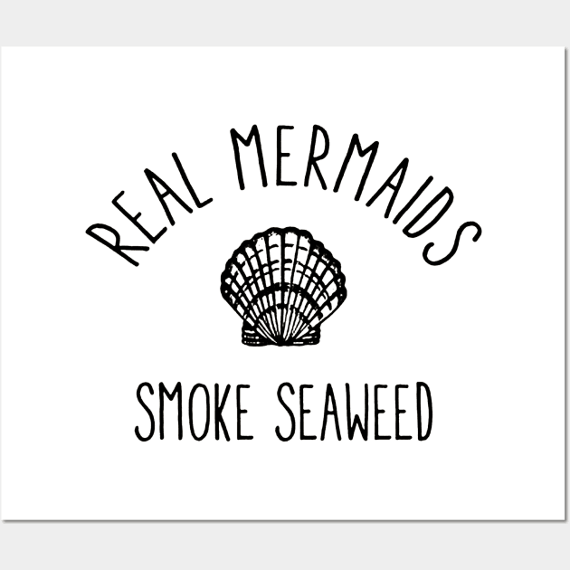 Mermaids Smoke Seaweed Wall Art by piggiespearlswork